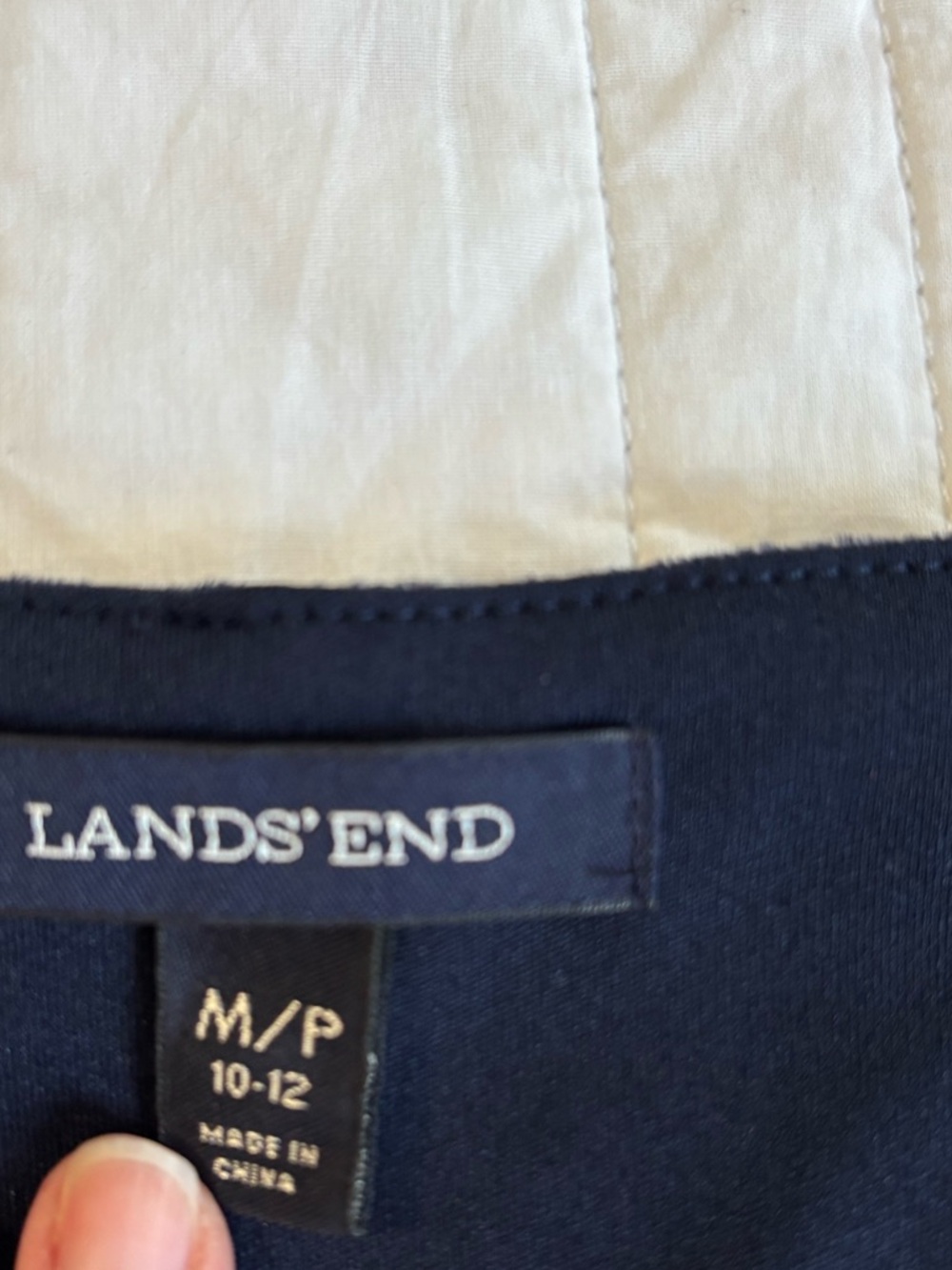 Lands End Velvet/Velour Dress - Picture 4 of 6